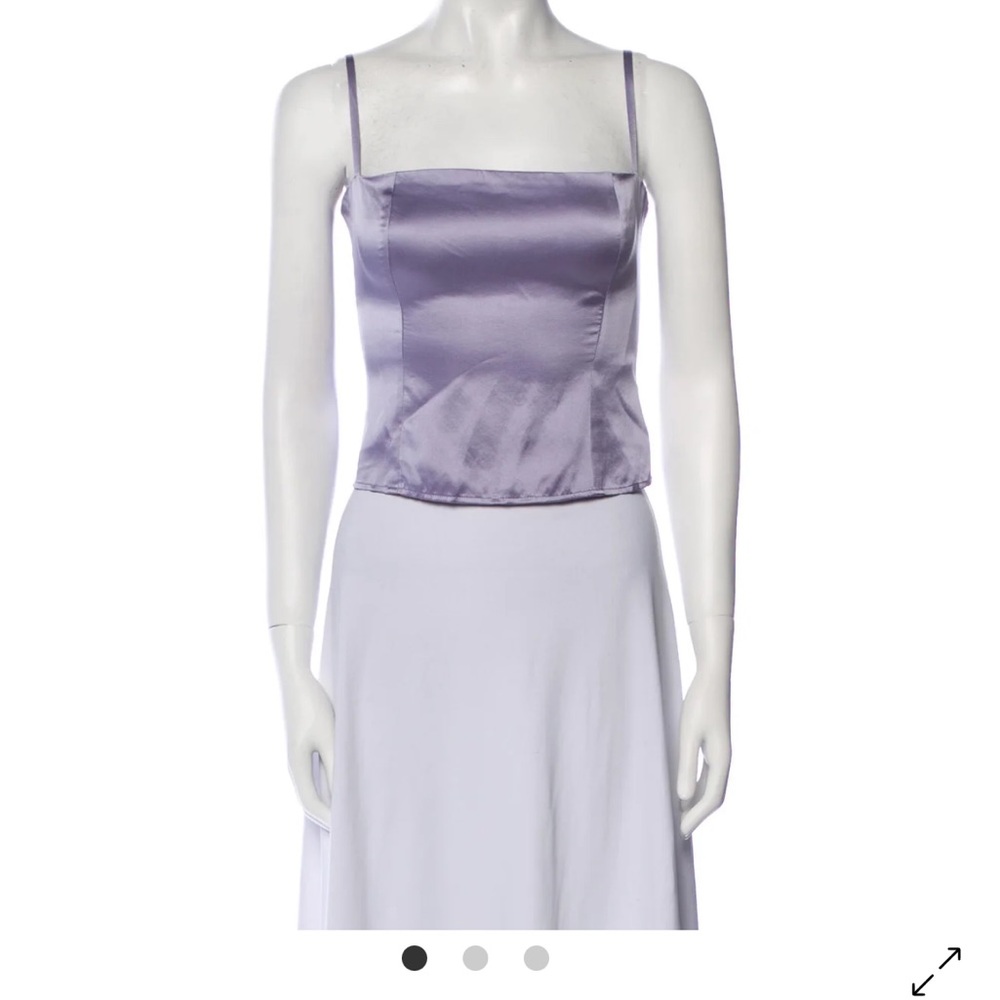 Reformation Lavender Top